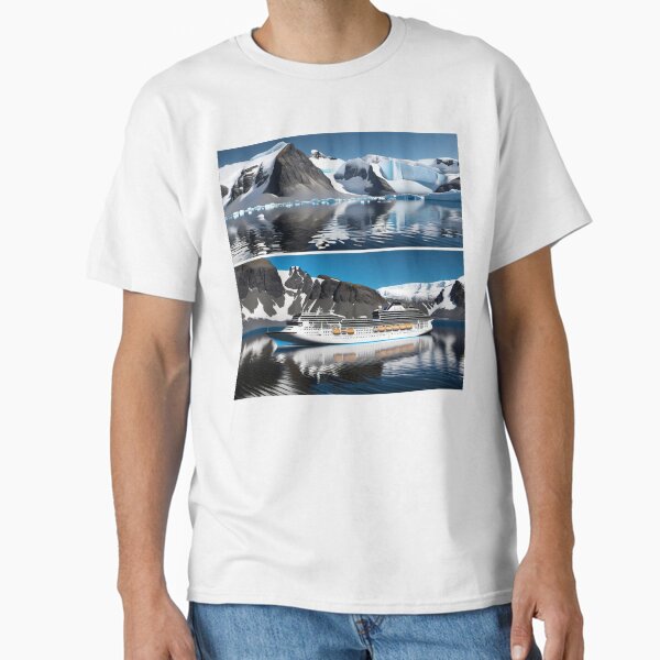 Item preview, Cruise Ship on Antarctica Shore designed and sold by MatthewAMerman.