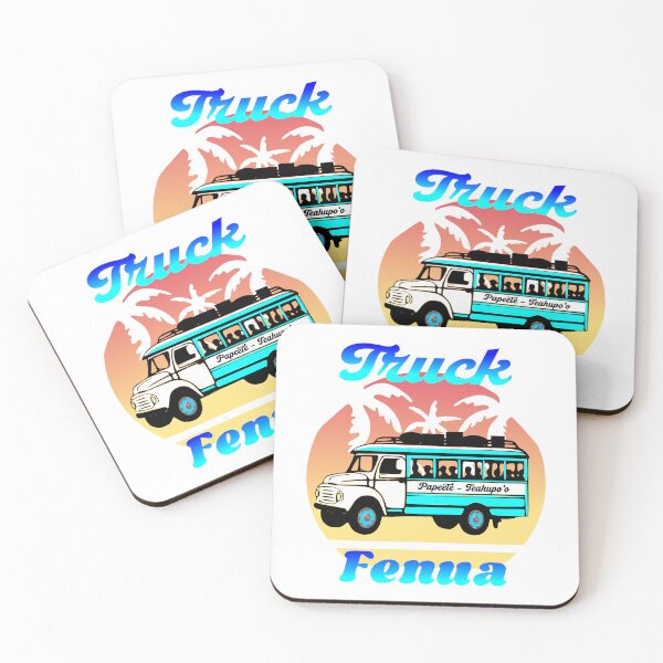 Item preview, POLYNESIAN TRUCK (blue) designed and sold by Nesian-Tahiti.