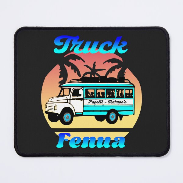 Item preview, POLYNESIAN TRUCK (blue) designed and sold by Nesian-Tahiti.