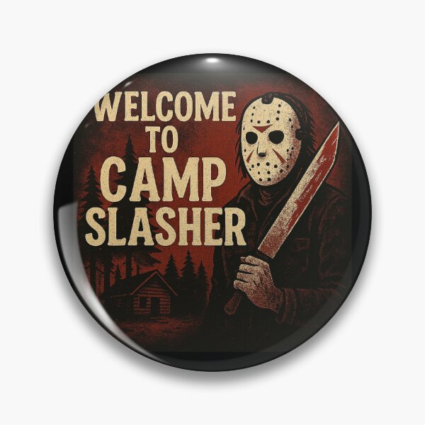 Item preview, Welcome to Camp Slasher | Horror Movie-Inspired Art & Merch designed and sold by Horrorhound98.