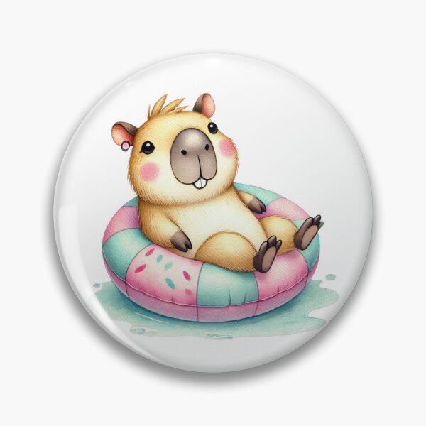 Item preview, Summer Capybara Float designed and sold by Polarisofficial.