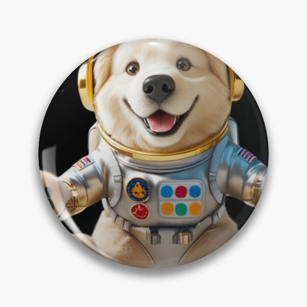 Aperçu de l'œuvre Chien astronaute créée et vendue par SingingPlanets.