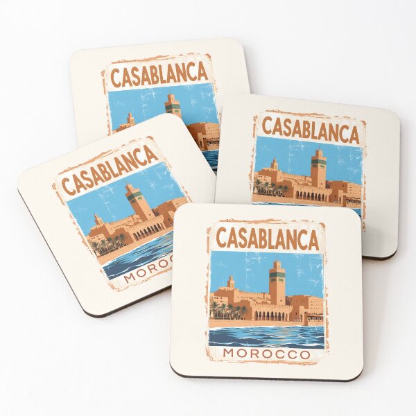 Item preview, A Vintage Illustration of Casablanca - Morocco  designed and sold by GoodOldVintage.