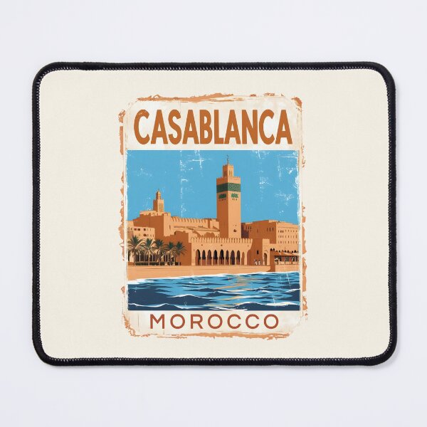 Item preview, A Vintage Illustration of Casablanca - Morocco  designed and sold by GoodOldVintage.