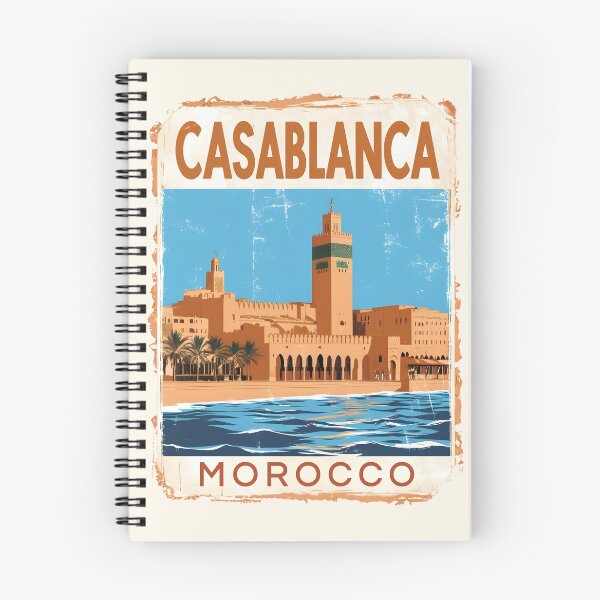 Item preview, A Vintage Illustration of Casablanca - Morocco  designed and sold by GoodOldVintage.