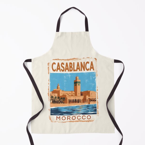 Item preview, A Vintage Illustration of Casablanca - Morocco designed and sold by GoodOldVintage.
