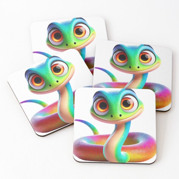 Item preview, Adorable Rainbow Boa designed and sold by Sillytoe.