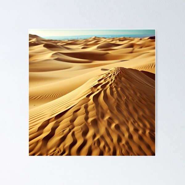 Item preview, Golden-Honey Sand Dunes In Magical Fantasy Land designed and sold by DEC02.