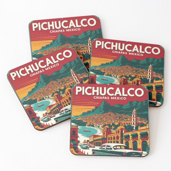 Item preview, Pichucalco Chiapas Mexico 1950s Vintage Travel Tourism Map designed and sold by TravelersGems.