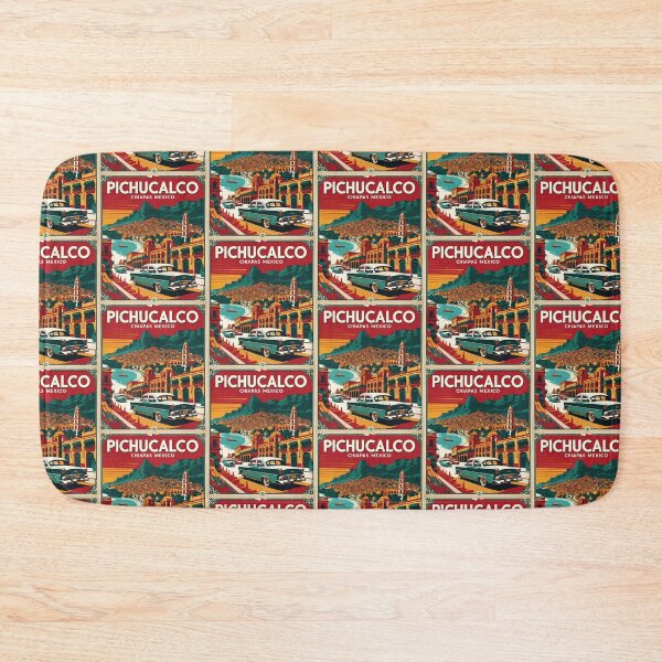 Item preview, Pichucalco Chiapas Mexico 1950s Vintage Travel Tourism Map designed and sold by TravelersGems.