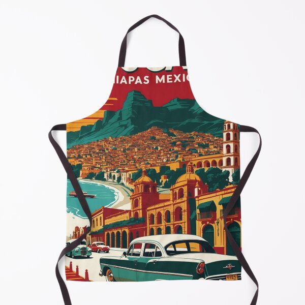 Item preview, Pichucalco Chiapas Mexico 1950s Vintage Travel Tourism Map designed and sold by TravelersGems.