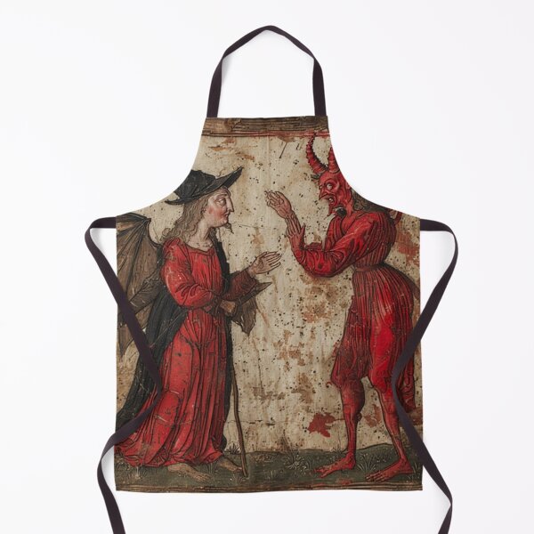 Item preview, Medieval Devil & Wizard Art designed and sold by TheDarkWardrobe.