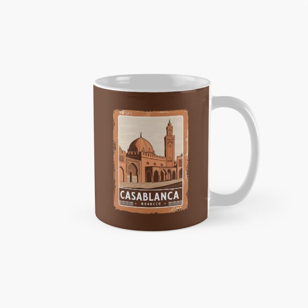 Item preview, A Vintage Illustration of Casablanca - Morocco  designed and sold by GoodOldVintage.