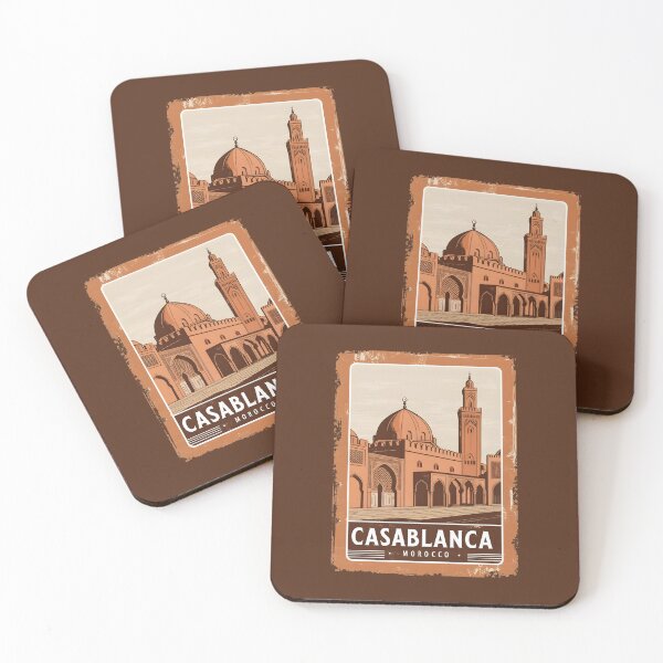 Item preview, A Vintage Illustration of Casablanca - Morocco  designed and sold by GoodOldVintage.