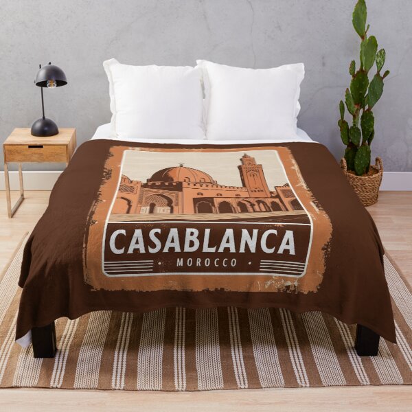 Item preview, A Vintage Illustration of Casablanca - Morocco  designed and sold by GoodOldVintage.