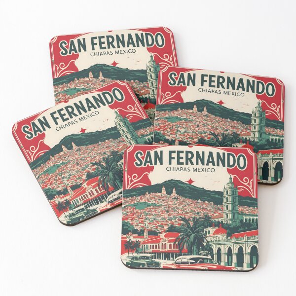 Item preview, San Fernando Chiapas Mexico 1950s Vintage Travel Tourism Map designed and sold by TravelersGems.