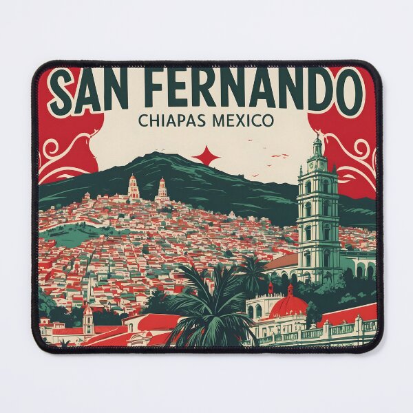 Item preview, San Fernando Chiapas Mexico 1950s Vintage Travel Tourism Map designed and sold by TravelersGems.