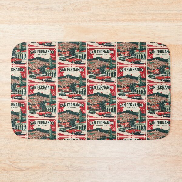 Item preview, San Fernando Chiapas Mexico 1950s Vintage Travel Tourism Map designed and sold by TravelersGems.