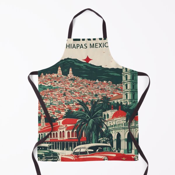 Item preview, San Fernando Chiapas Mexico 1950s Vintage Travel Tourism Map designed and sold by TravelersGems.