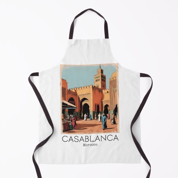 Item preview, A Vintage Illustration of Casablanca - Morocco designed and sold by GoodOldVintage.