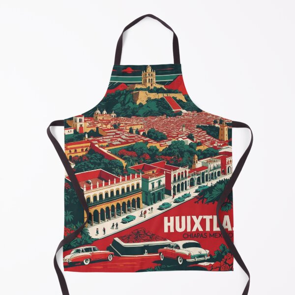Item preview, Huixtla Chiapas Mexico 1950s Vintage Travel Tourism Map designed and sold by TravelersGems.