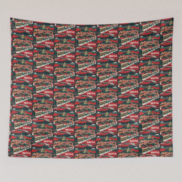 Item preview, Huixtla Chiapas Mexico 1950s Vintage Travel Tourism Map designed and sold by TravelersGems.