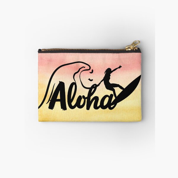 Item preview, Sunset surfer girl catching wave  designed and sold by thefrenchyviet.