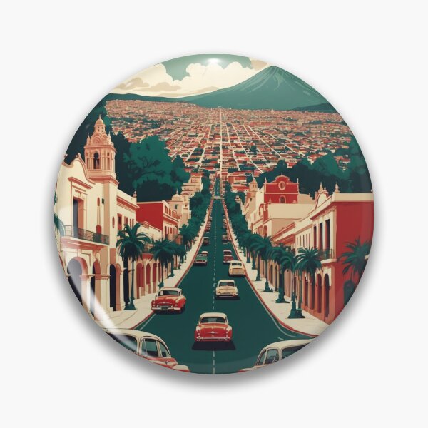 Item preview, Pijijiapan Chiapas Mexico 1950s Vintage Travel Tourism Map designed and sold by TravelersGems.