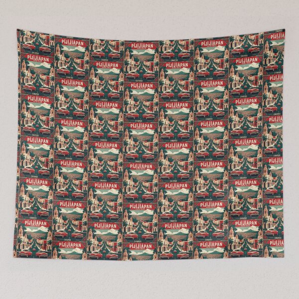 Item preview, Pijijiapan Chiapas Mexico 1950s Vintage Travel Tourism Map designed and sold by TravelersGems.