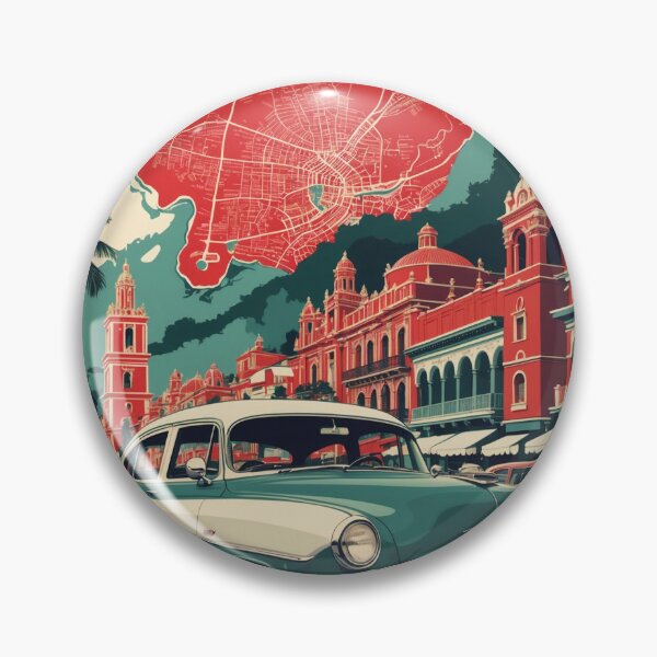 Item preview, Jaltenango Chiapas Mexico 1950s Vintage Travel Tourism Map designed and sold by TravelersGems.
