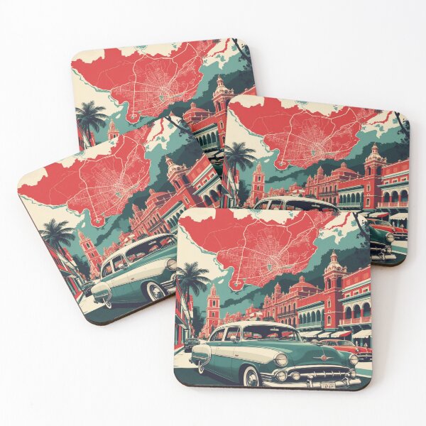 Item preview, Jaltenango Chiapas Mexico 1950s Vintage Travel Tourism Map designed and sold by TravelersGems.