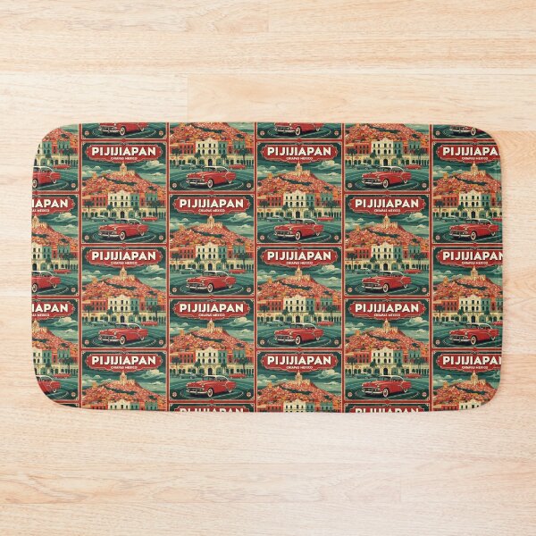 Item preview, Pijijiapan Chiapas Mexico 1950s Vintage Travel Tourism Map designed and sold by TravelersGems.