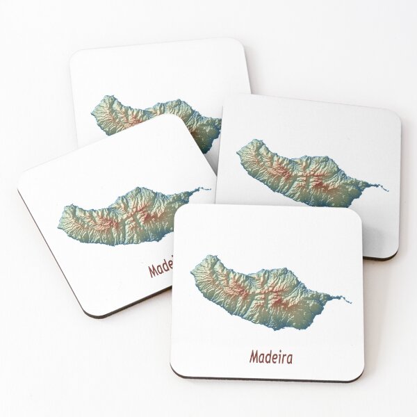 Item preview, Madeira Island Elevation Map designed and sold by design2xstudio.