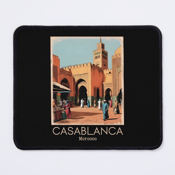 Item preview, A Vintage Illustration of Casablanca - Morocco  designed and sold by GoodOldVintage.