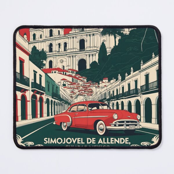 Item preview, Simojovel de Allende Chiapas Mexico 1950s Vintage Travel Tourism Map designed and sold by TravelersGems.