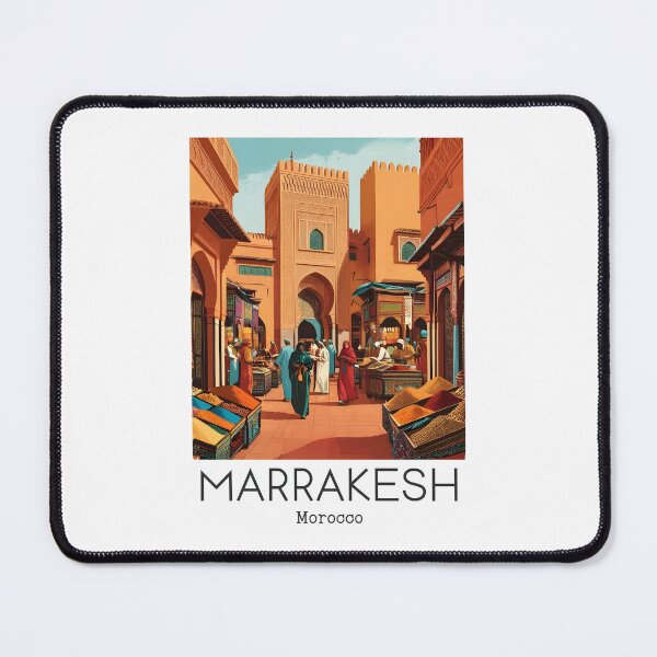 Item preview, A Vintage Illustration of Marrakesh - Morocco  designed and sold by GoodOldVintage.
