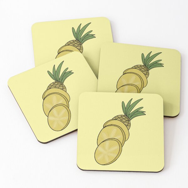 Item preview, Sliced Pineapple Cartoon Illustration designed and sold by shopdiego.