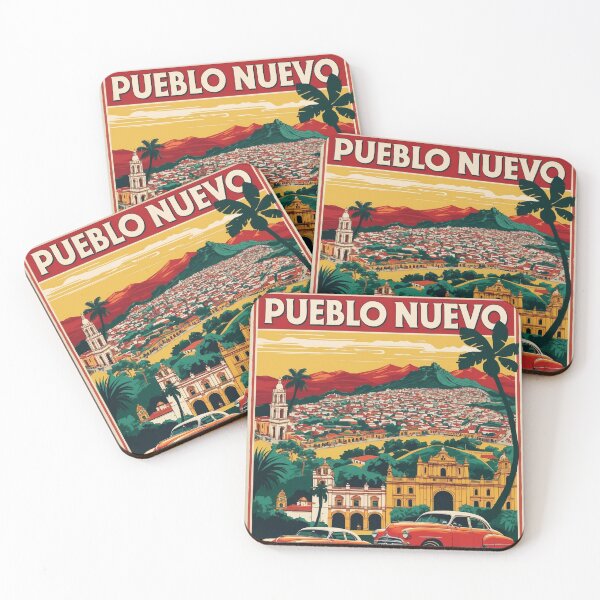 Item preview, Pueblo Nuevo Chiapas Mexico 1950s Vintage Travel Tourism Map designed and sold by TravelersGems.