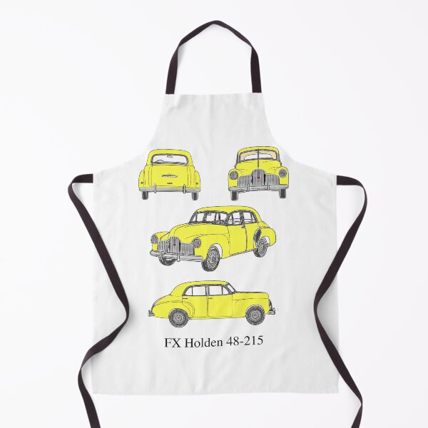 Item preview, FX Holden 48-215 in Sunburst Yellow – Custom Vintage Car Blueprint designed and sold by Michael van der Hoorn.