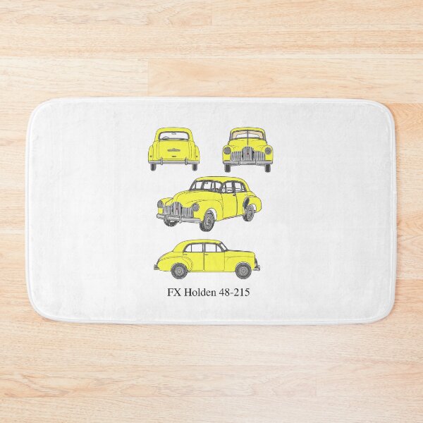 Item preview, FX Holden 48-215 in Sunburst Yellow – Custom Vintage Car Blueprint designed and sold by Michael van der Hoorn.