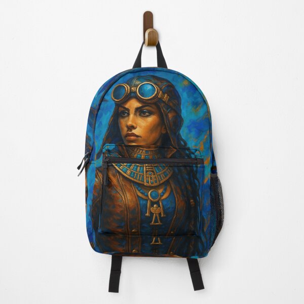 Item preview, Symbolic goddess Seshat in the steampunk heavens designed and sold by VidyoeDesigns67.