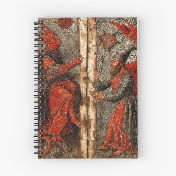 Item preview, Medieval Devil & Wizard Art designed and sold by TheDarkWardrobe.
