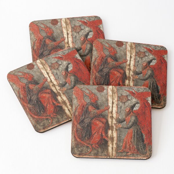 Item preview, Medieval Devil & Wizard Art designed and sold by TheDarkWardrobe.