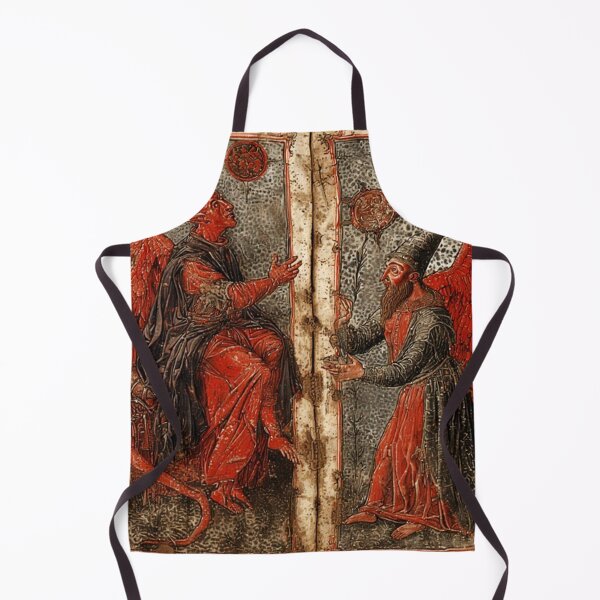 Item preview, Medieval Devil & Wizard Art designed and sold by TheDarkWardrobe.