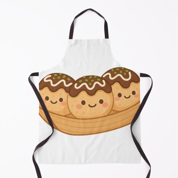 Item preview, Kawaii Takoyaki Trio – Smiling Octopus Balls designed and sold by NipponPop.