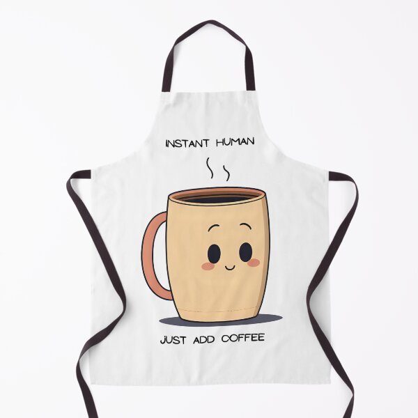 Item preview, Instant Human – Just Add Coffee Funny Mug Design designed and sold by T. E. Wilder.