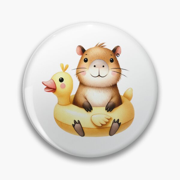 Item preview, Capybara on a Duck Float designed and sold by Polarisofficial.
