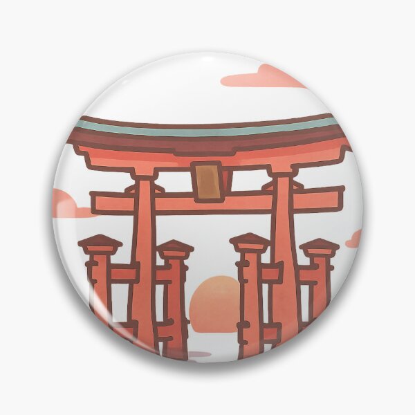 Item preview, Miyajima Torii at Sunset – Floating Gate Serenity designed and sold by NipponPop.