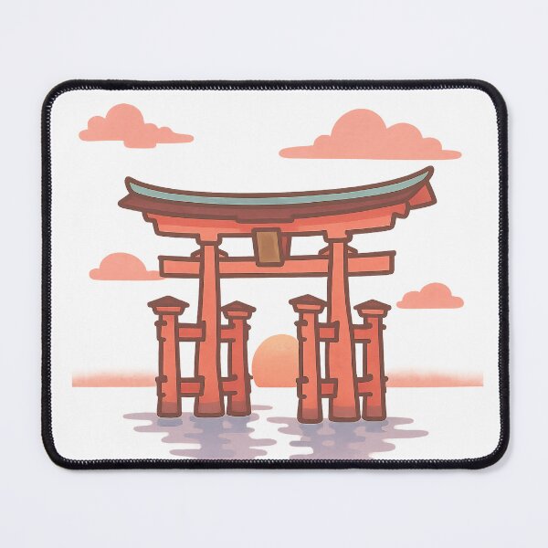 Item preview, Miyajima Torii at Sunset – Floating Gate Serenity designed and sold by NipponPop.