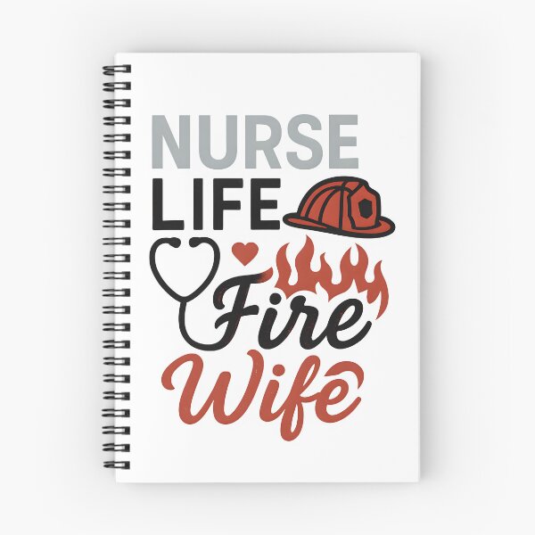Item preview, Nurse Life Fire Wife Sticker  designed and sold by Uglyandcute.